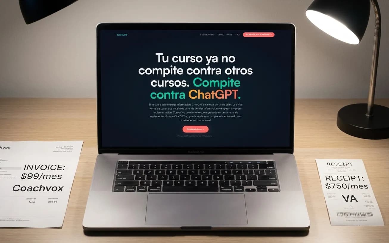 Coachvox vs asistente virtual para cursos (comparativa) — vista previa