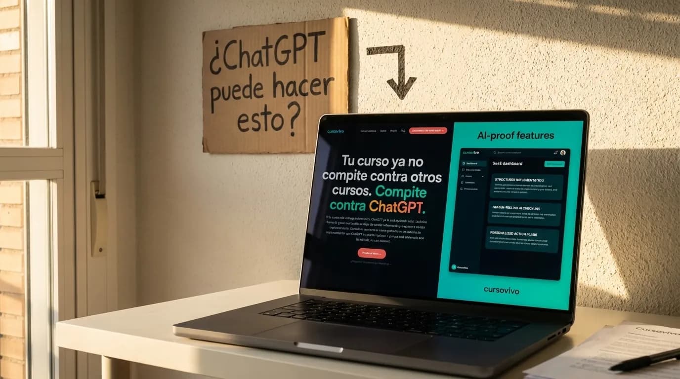 7 formas de hacer tu curso a prueba de IA (2026) — vista previa