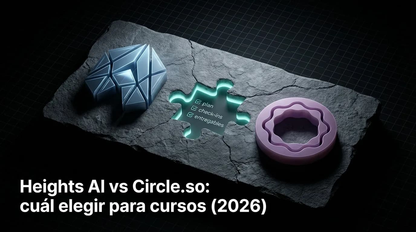 Heights AI vs Circle.so: cuál elegir para cursos (2026)