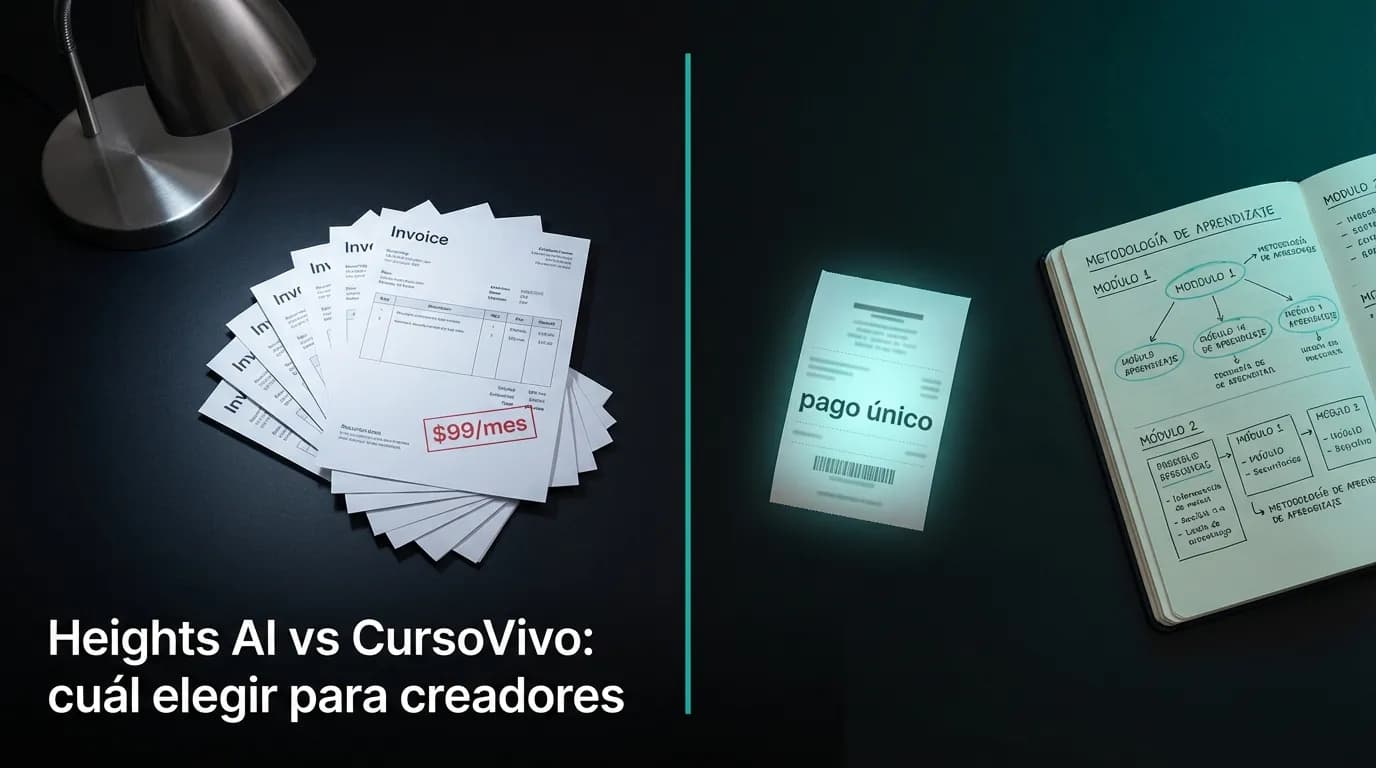 Heights AI vs CursoVivo: cuál elegir para creadores