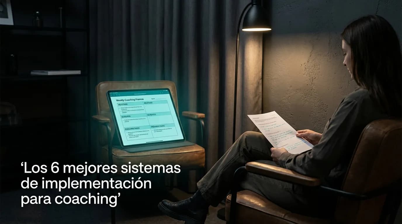 Los 6 mejores sistemas de implementación para coaching