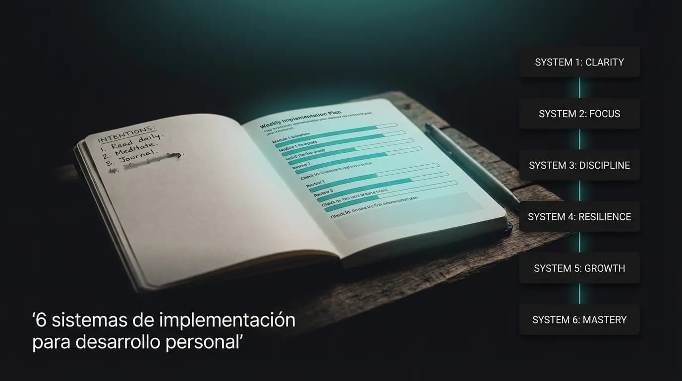 6 sistemas de implementación para desarrollo personal